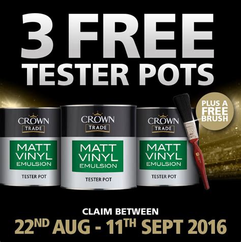 crown paint test pots|crown tester pots free.